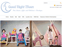 Tablet Screenshot of goodnightmoonlinens.com